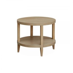 Sidebord Morris Ø60×50 Natur grov eikefiner