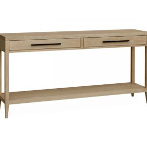 Konsoll Morris 160x80x35 Natur grov eiekefiner