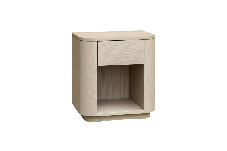 Kyoto sidebord med skuff white wash